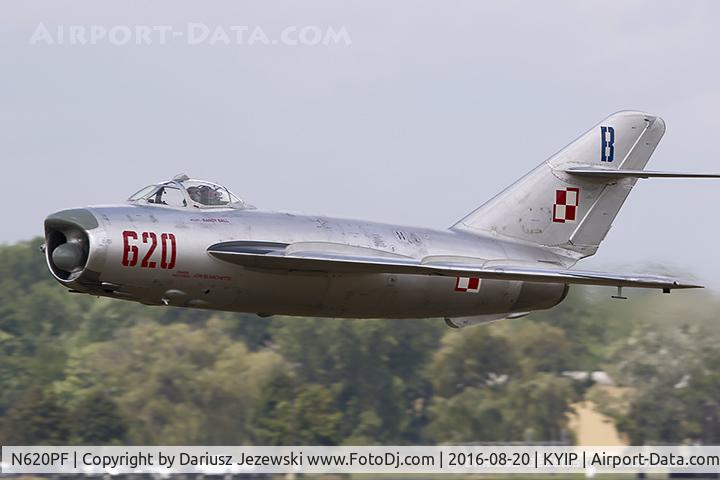 N620PF, 1960 PZL-Mielec Lim-5 (MiG-17F) C/N 1D0620, PZL Mielec Lim-5P (MiG-17PF)  C/N 1D0620, NX620PF
