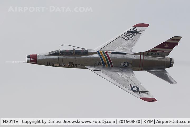 N2011V, 1958 North American F-100F Super Sabre C/N 243-224, North American F-100F Super Sabre  C/N 243-224, N2011V