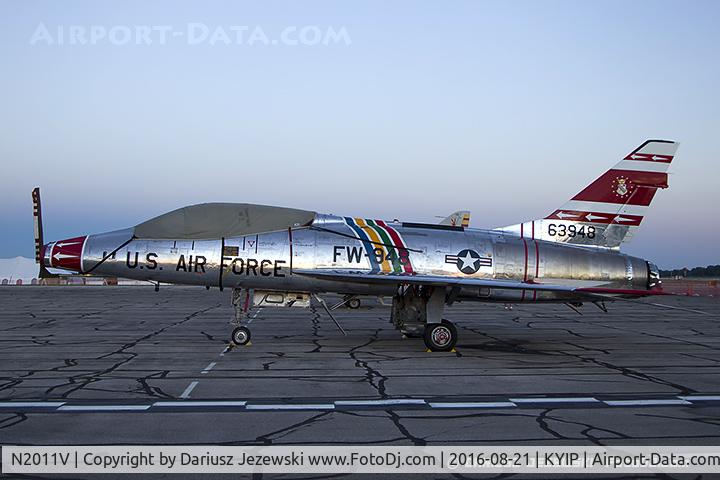 N2011V, 1958 North American F-100F Super Sabre C/N 243-224, North American F-100F Super Sabre  C/N 243-224, N2011V