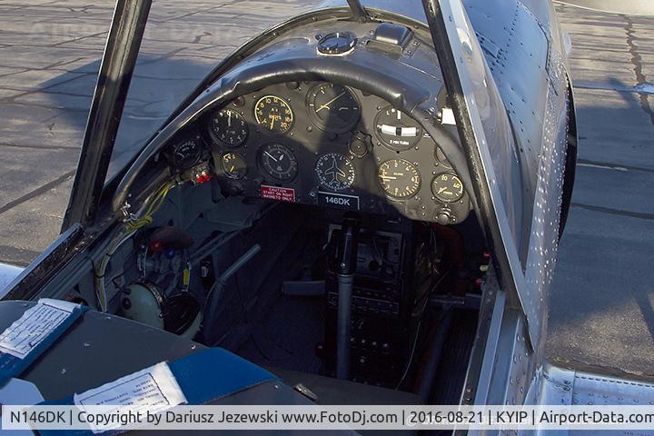 N146DK, De Havilland DHC-1 Chipmunk T.10 C/N C1/0103, Cockpit of De Havilland DHC-1 Chipmunk NX146DK
