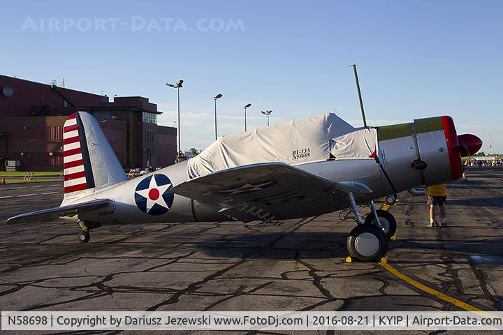 N58698, Consolidated Vultee BT-13A C/N 5836, Consolidated Vultee BT-13A Valiant  C/N 5836, N58698
