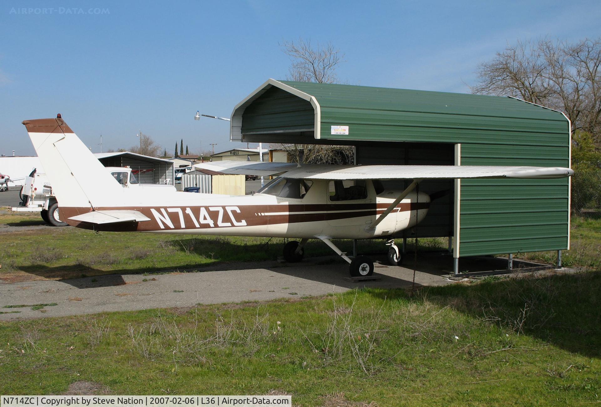 N714ZC, 1977 Cessna 152 C/N 15279553, Locally-based 1977 Cessna 152 @ Rio Linda Airport, CA