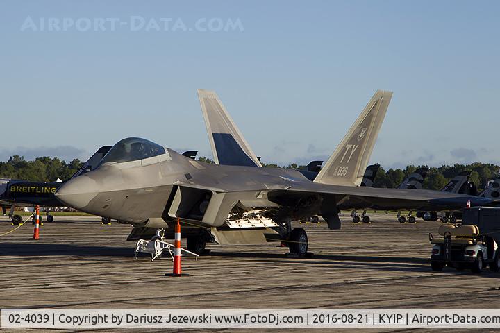 02-4039, 2002 Lockheed Martin F/A-22A Raptor C/N 4039, F-22 Raptor 02-4039 TY from 43rd FS 