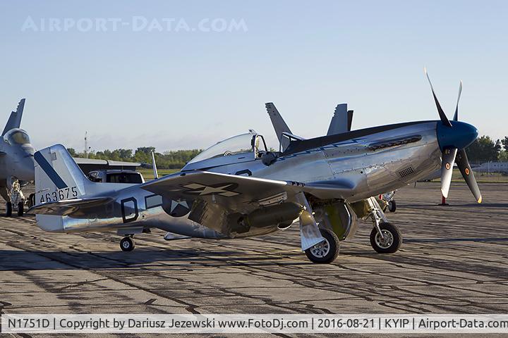 N1751D, 1944 North American P-51D Mustang C/N 122-31401 (44-63675), North American P-51D Mustang 