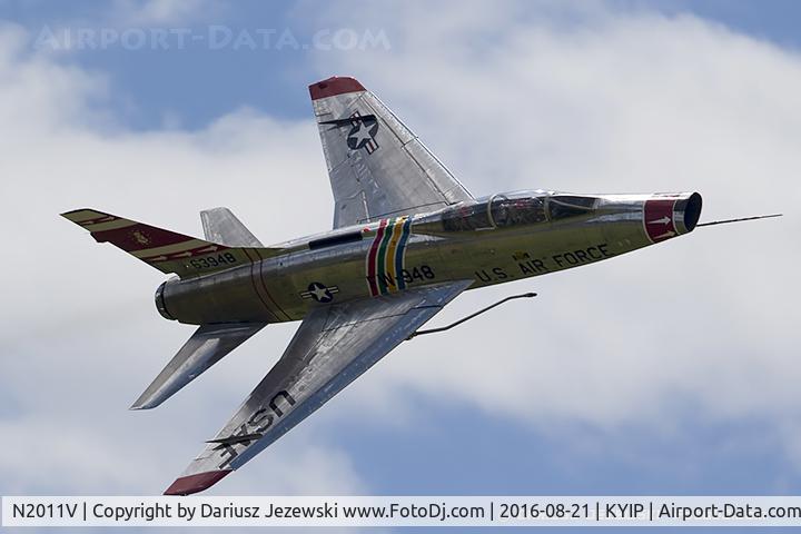 N2011V, 1958 North American F-100F Super Sabre C/N 243-224, North American F-100F Super Sabre  C/N 243-224, N2011V