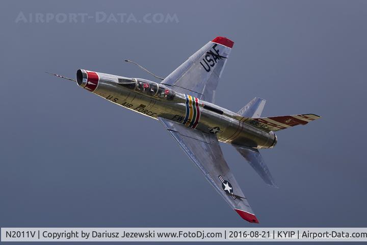N2011V, 1958 North American F-100F Super Sabre C/N 243-224, North American F-100F Super Sabre  C/N 243-224, N2011V