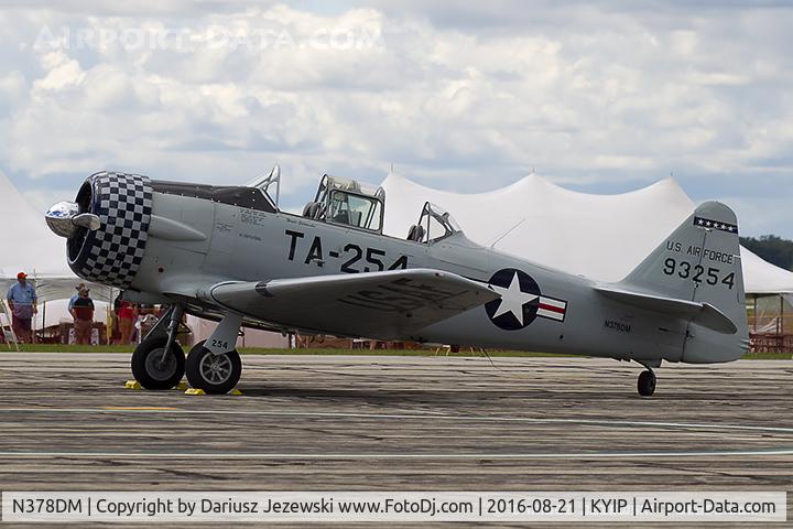 N378DM, 1949 North American T-6G Texan C/N 168-358, North American T-6G Texan  C/N 49-3254, N378DM