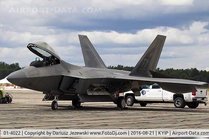 01-4022, 2001 Lockheed Martin F-22A Raptor C/N 645-4022, F-22 Raptor 01-4022 TY from 43rd FS 