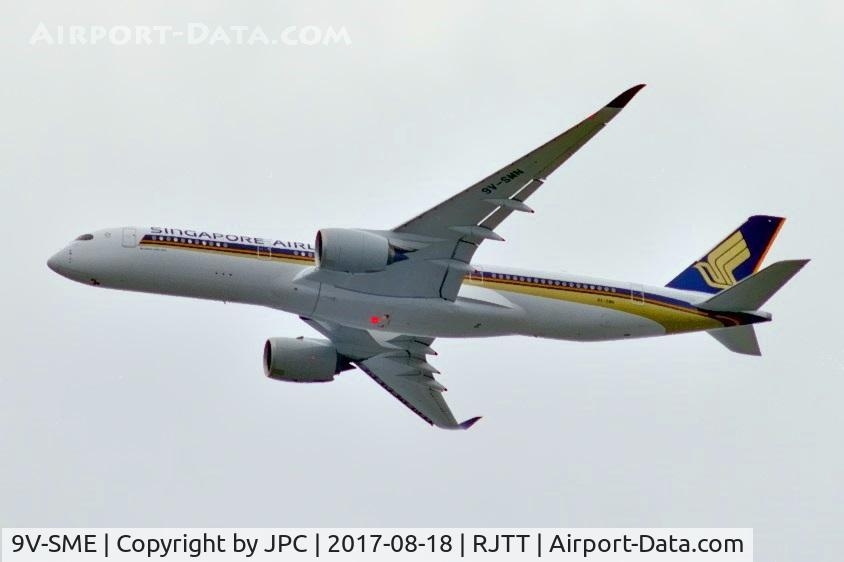 9V-SME, 2016 Airbus A350-941 C/N 041, Approaching to Land