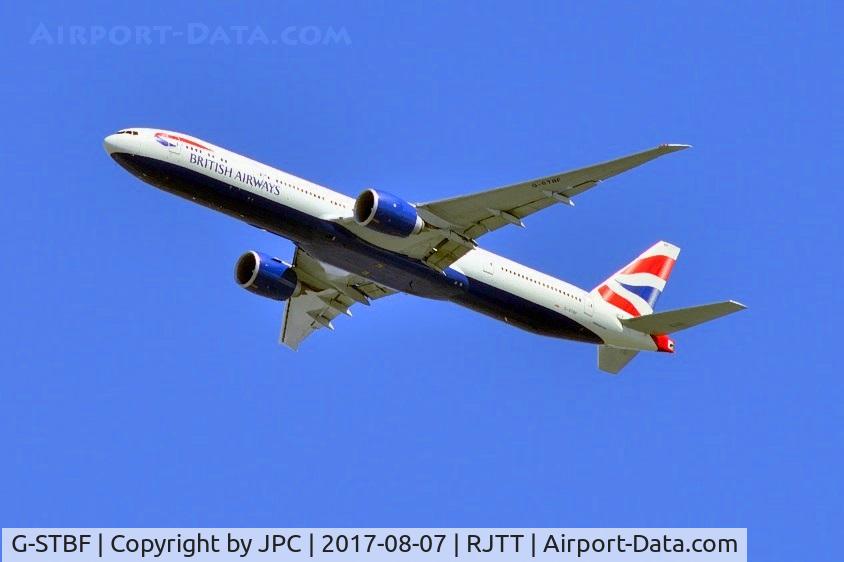 G-STBF, 2012 Boeing 777-336/ER C/N 40543, On Approach