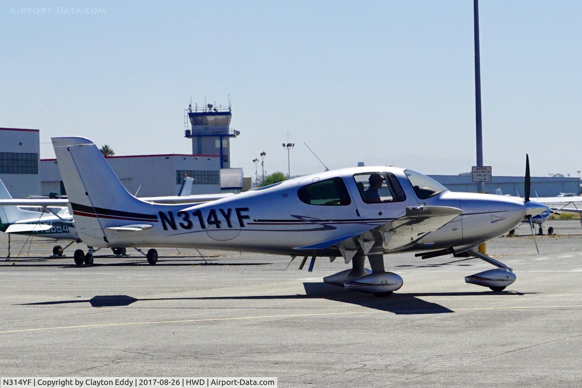 N314YF, 2015 Cirrus SR20 C/N 2302, HWD 2017.