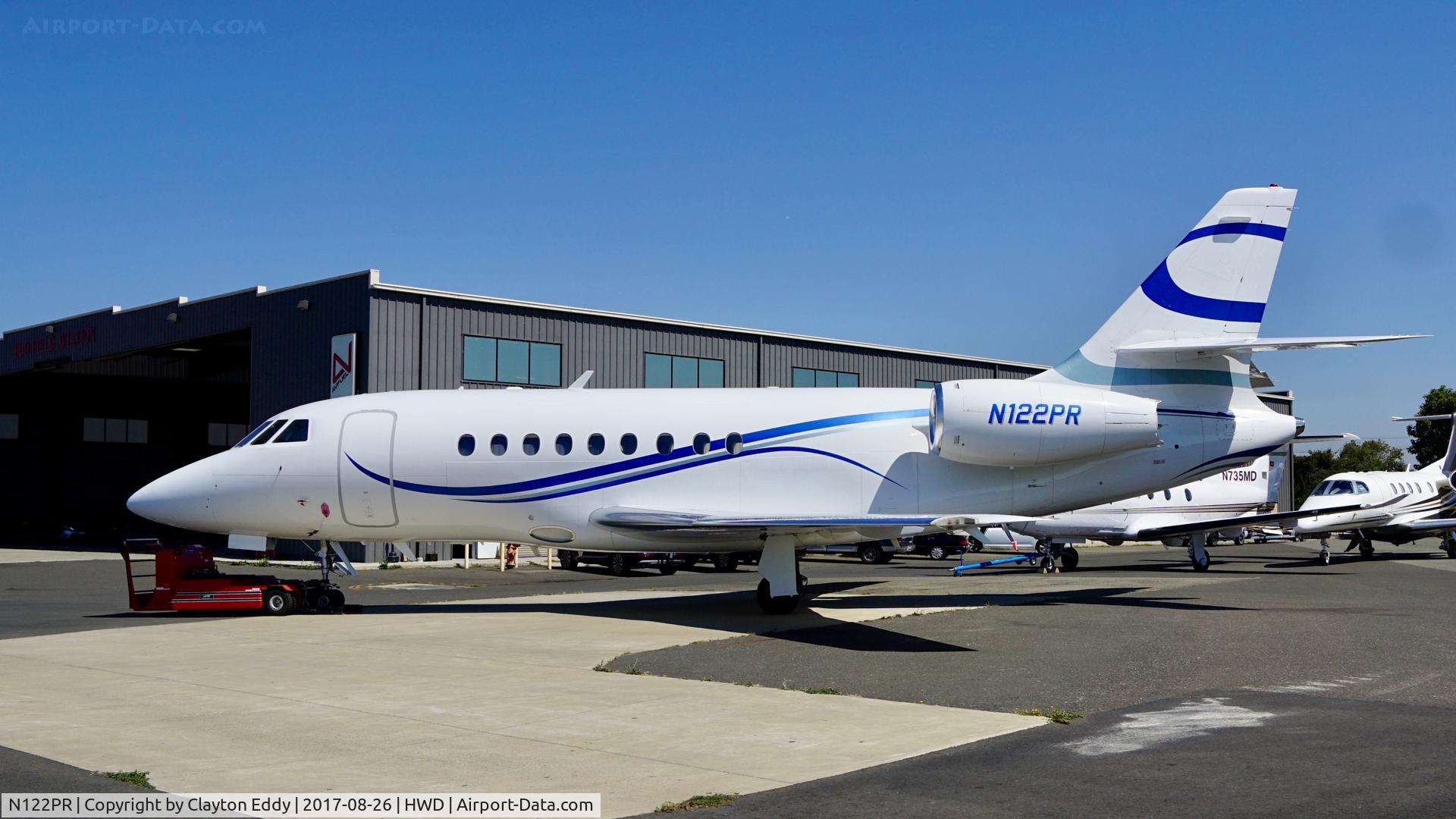 N122PR, 1998 Dassault Falcon 2000 C/N 57, HWD 2017.