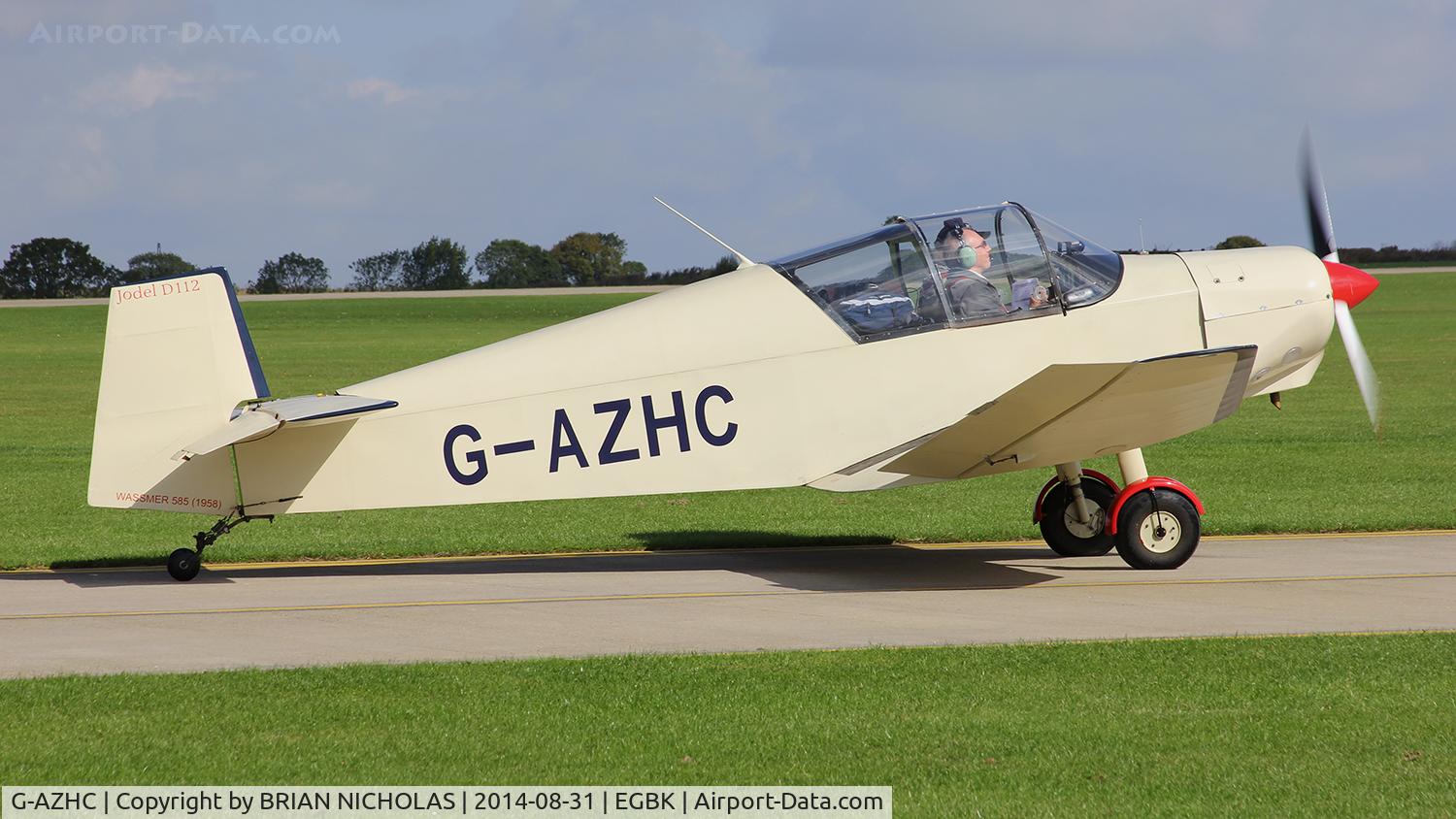 G-AZHC, 1958 Wassmer (Jodel) D-112 Club C/N 585, LAA fly in. Sywell