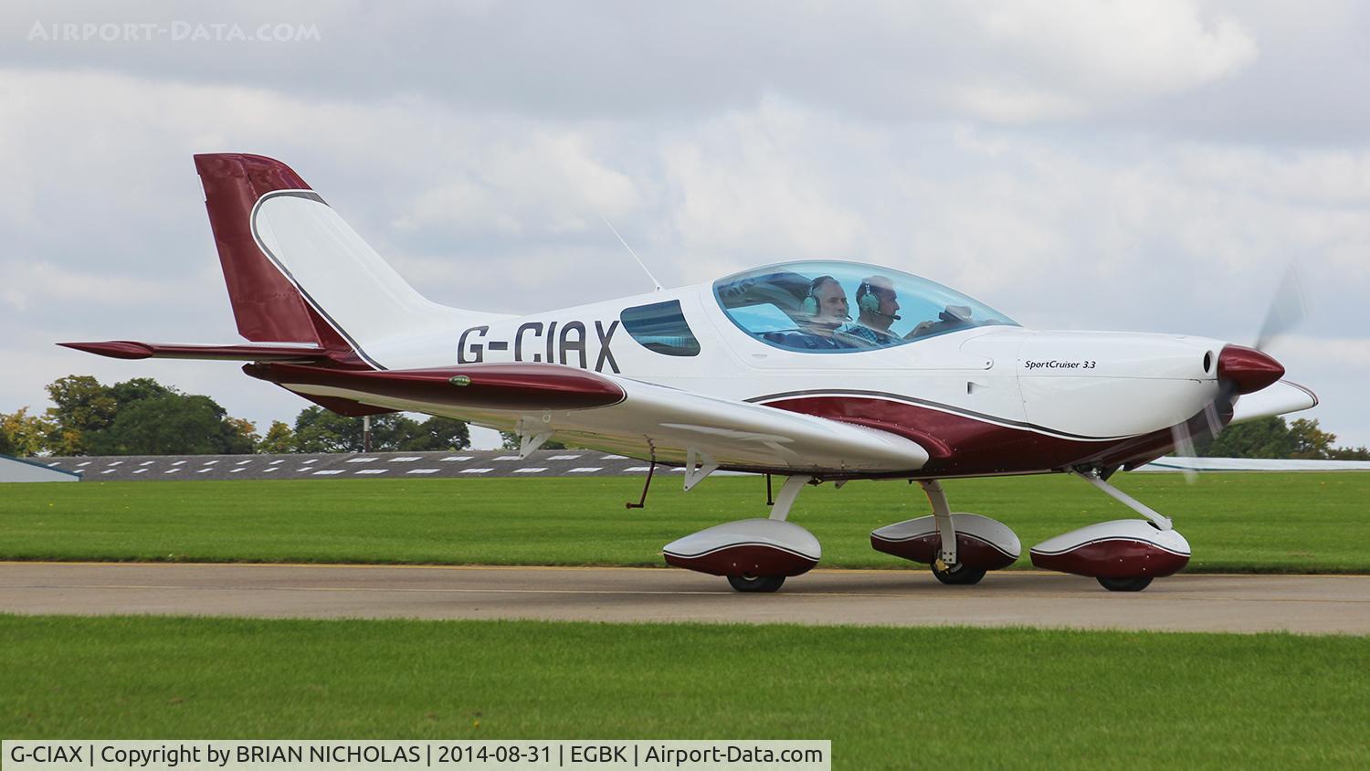G-CIAX, 2013 CZAW SportCrusier C/N LAA 338-15125, LAA fly in. Sywell