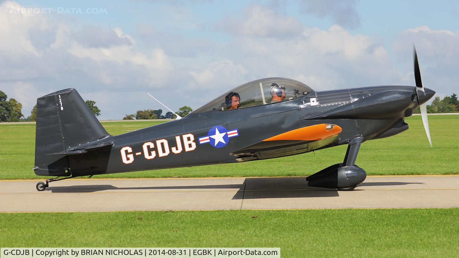 G-CDJB, 1987 Vans RV-4 C/N 1270, LAA fly in. Sywell