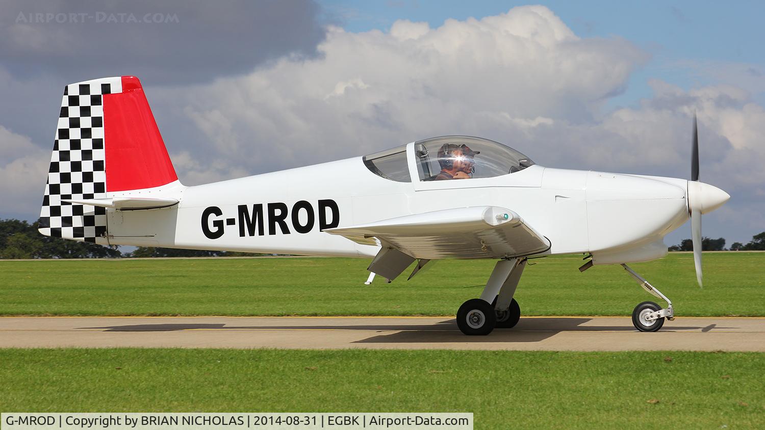 G-MROD, 2007 Vans RV-7A C/N PFA 323-14432, LAA fly in. Sywell