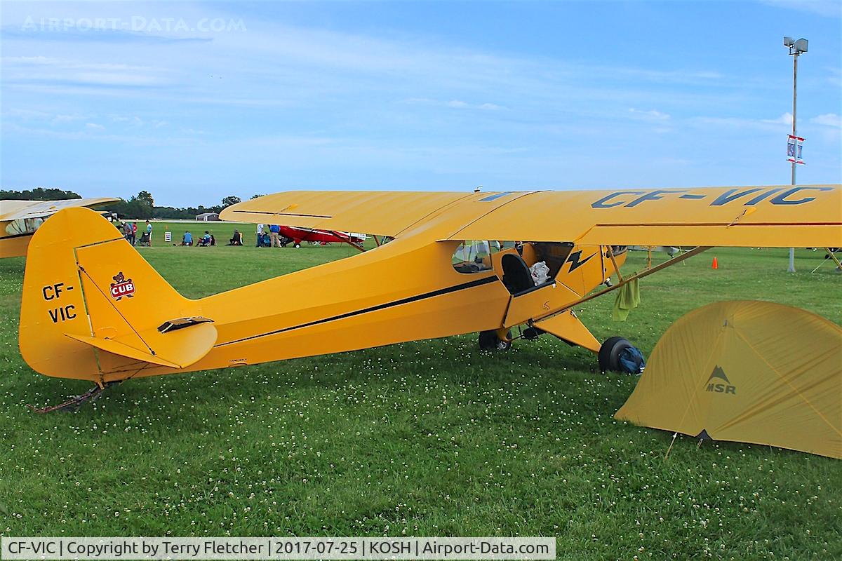 CF-VIC, 1940 Piper J3C-65 Cub Cub C/N 5996, At 2017 AirVenture at Oshkosh
