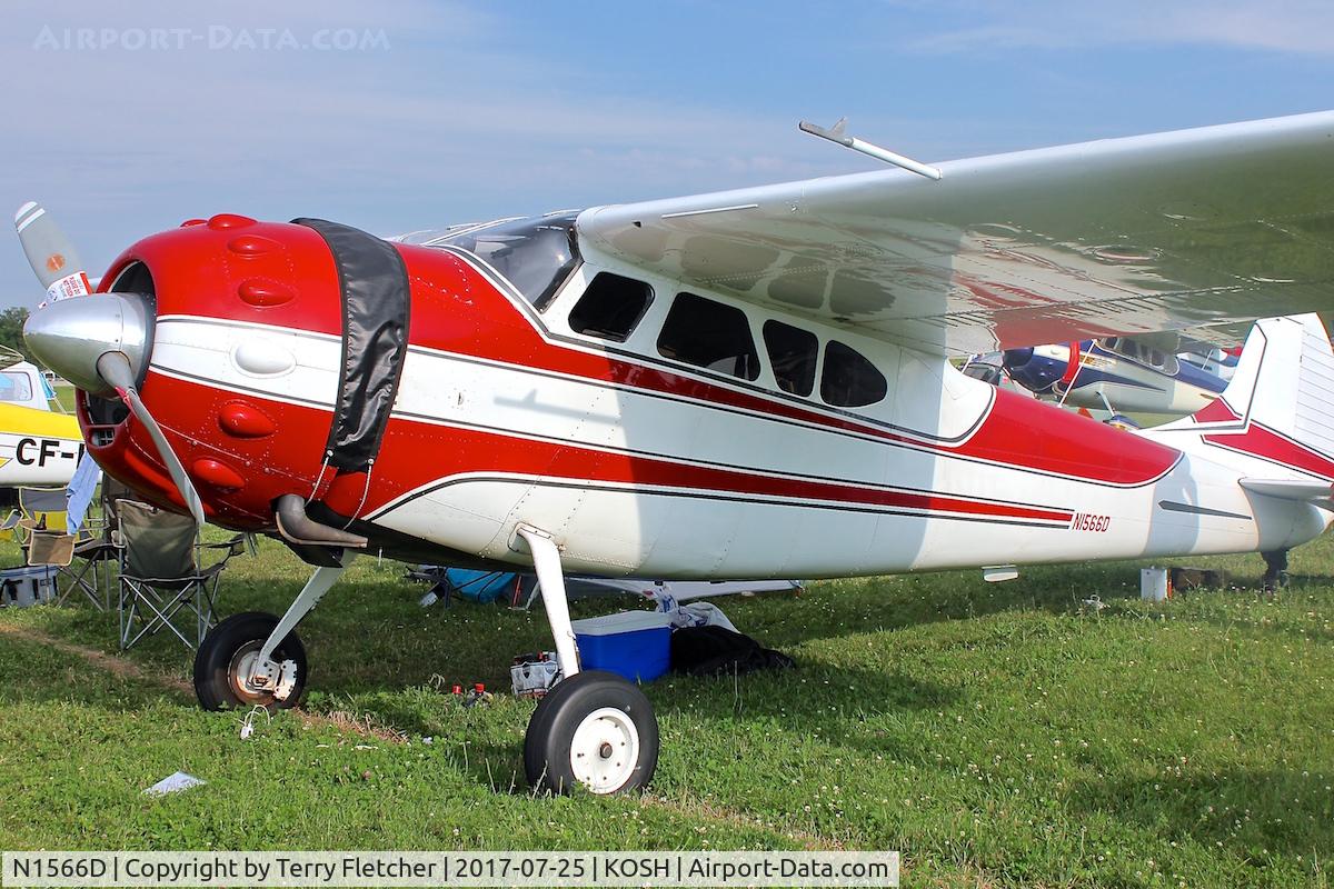 N1566D, 1952 Cessna 195 C/N 7788, At 2017 AirVenture at Oshkosh