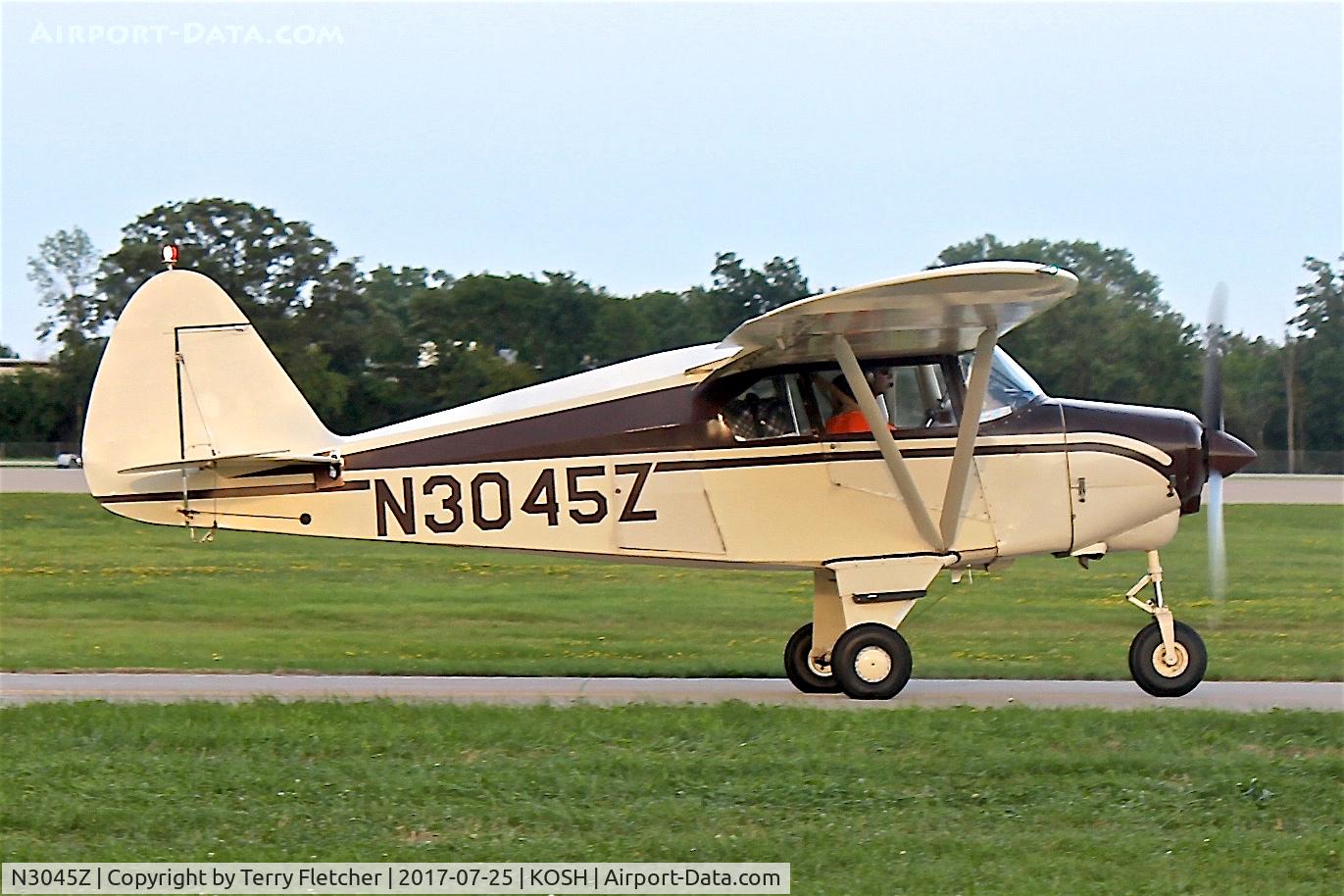 N3045Z, 1959 Piper PA-22-160 Tri Pacer C/N 22-6999, At 2017 AirVenture at Oshkosh