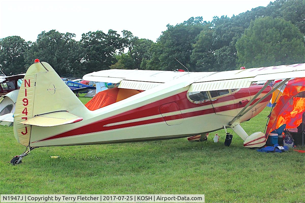 N1947J, 1947 Stinson 108 Voyager C/N 108-2291, At 2017 AirVenture at Oshkosh