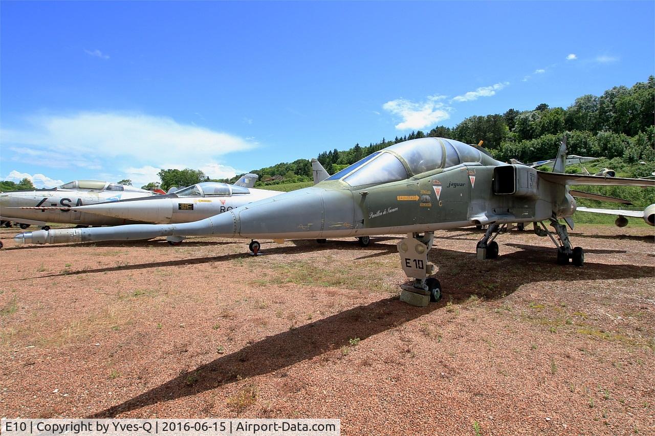 E10, Sepecat Jaguar E C/N E10, Sepecat Jaguar E, Preserved at Savigny-Les Beaune Museum