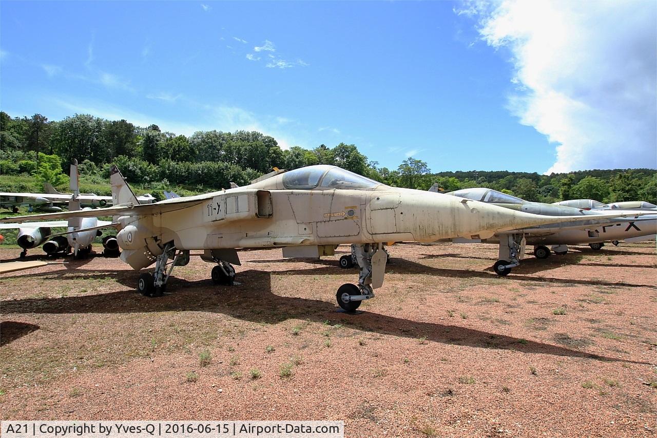 A21, Sepecat Jaguar A C/N A21, Sepecat Jaguar A , Preserved at Savigny-Les Beaune Museum