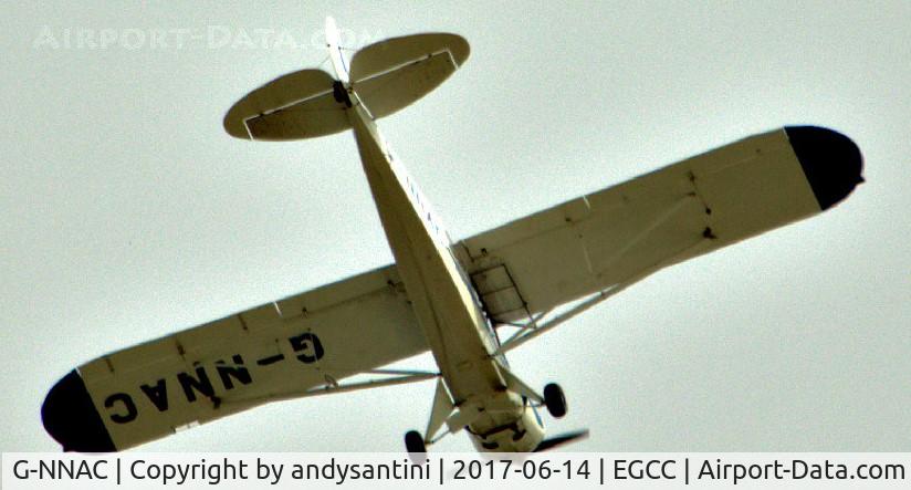 G-NNAC, 1954 Piper L-21B Super Cub (PA-18-135) C/N 18-3820, over flew the AVP @ EGCC