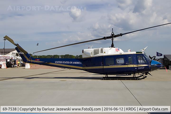 69-7538, 1969 Bell UH-1N Iroquois C/N 31079, UH-1N Twin Huey 69-7538 38 from 1st HS 
