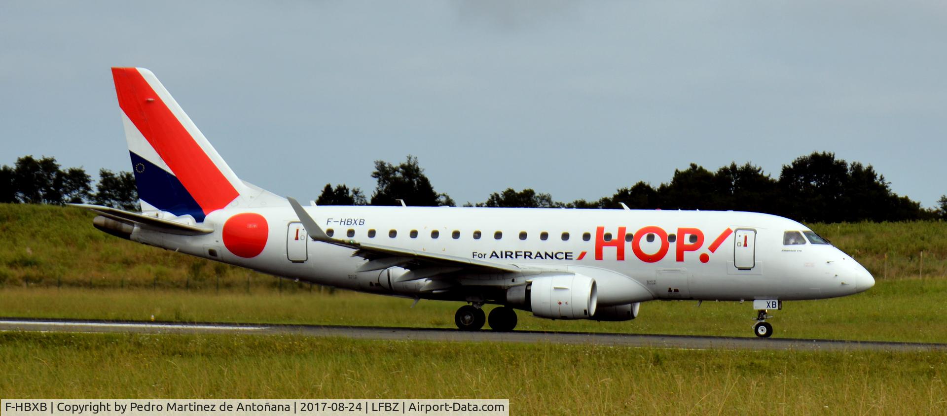 F-HBXB, 2008 Embraer 170LR (ERJ-170-100LR) C/N 17000250, Aéroport  Biarritz-Anglet-Bayonne