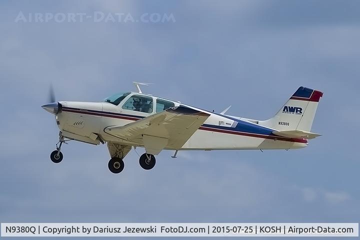 N9380Q, 1972 Beech F33A Bonanza C/N CE-363, Beech F33A Bonanza C/N CE-363, N9380Q