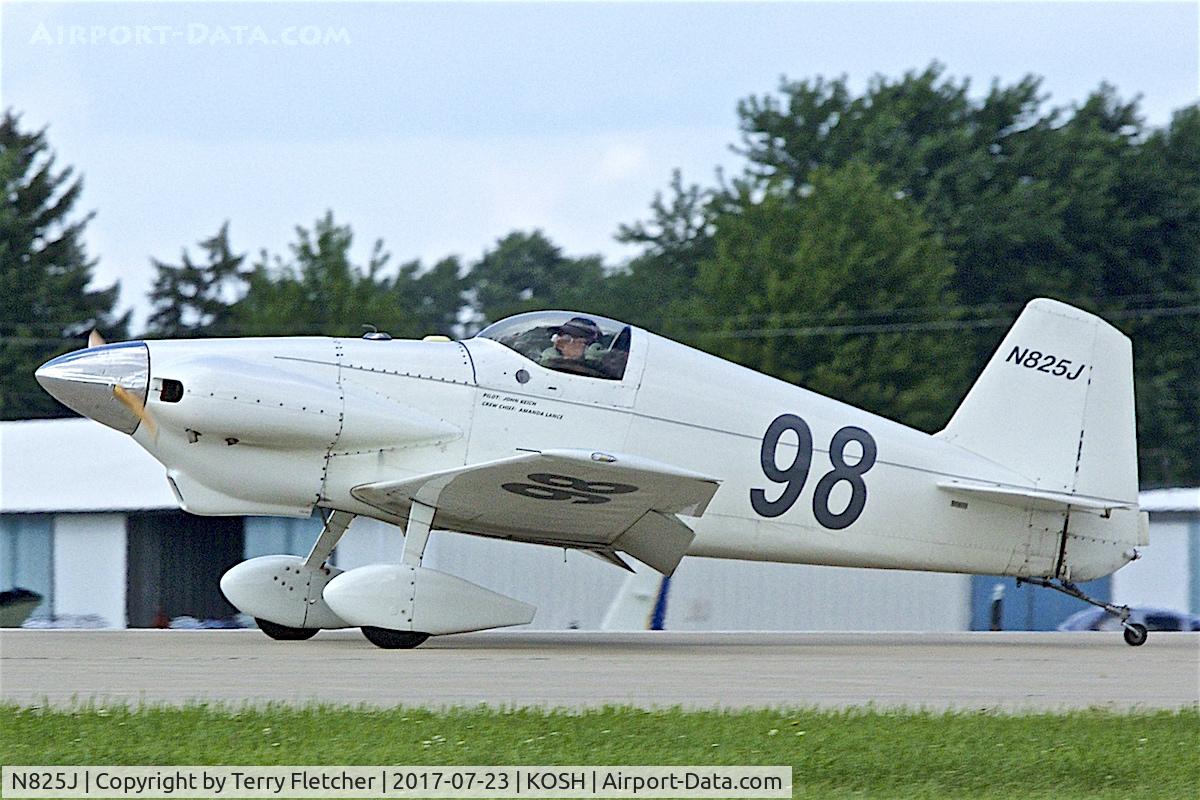 N825J, 1989 Bushby Midget Mustang M-1 C/N 703, At 2017 AirVenture at Oshkosh
