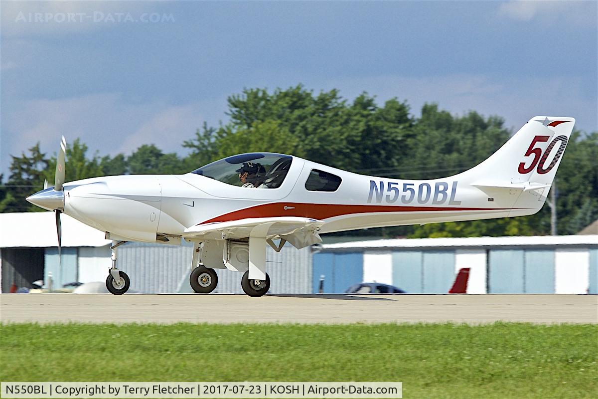 N550BL, 2007 Lancair Legacy 2000 C/N 981101-40, At 2017 AirVenture at Oshkosh