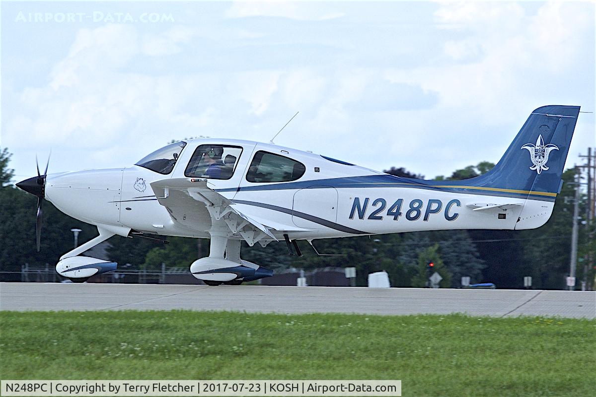 N248PC, 2015 Cirrus SR20 C/N 2287, At 2017 AirVenture at Oshkosh