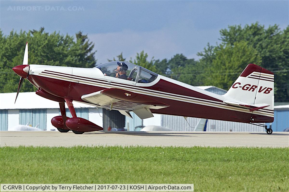 C-GRVB, 1999 Vans RV-6 C/N 21189, At 2017 AirVenture at Oshkosh