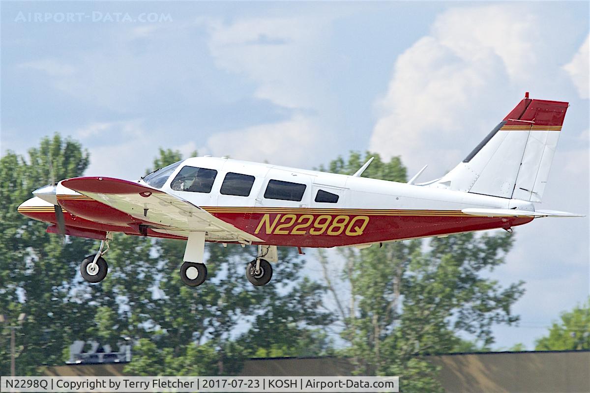 N2298Q, 1977 Piper PA-34-200T Seneca II C/N 34-7770185, At 2017 AirVenture at Oshkosh