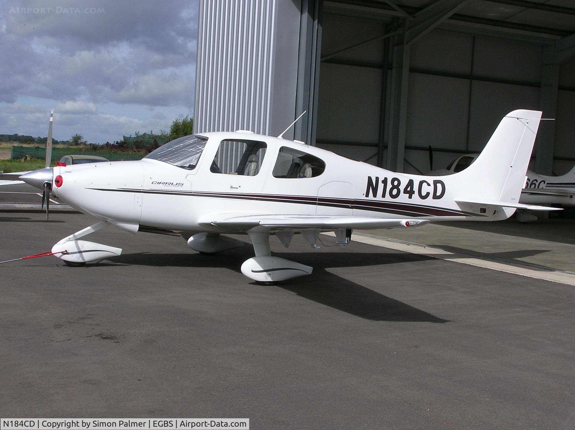 N184CD, 2000 Cirrus SR20 C/N 1087, Cirrus at Turweston
