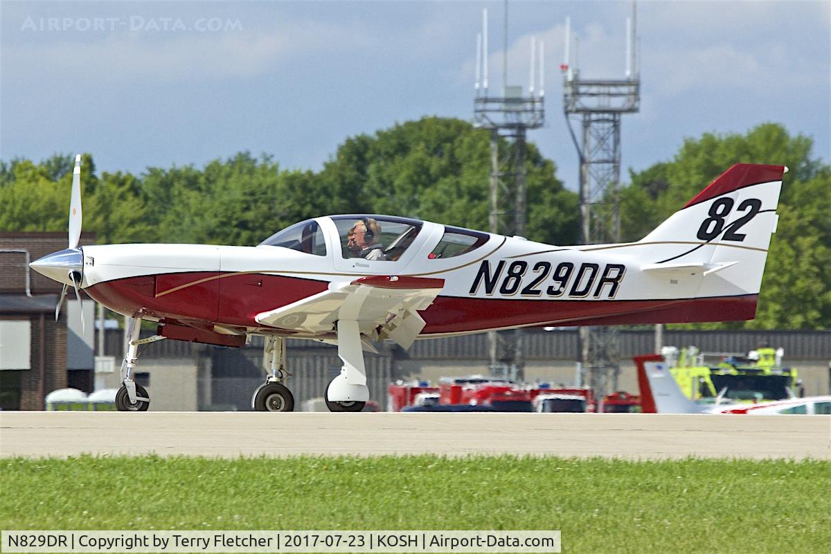 N829DR, 2001 Stoddard-Hamilton Glasair III C/N 3291, At 2017 AirVenture at Oshkosh