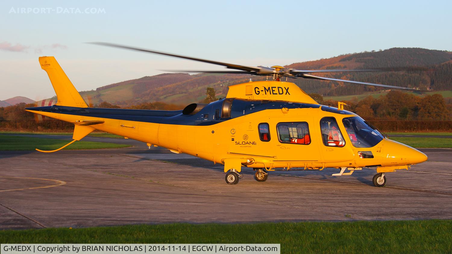 G-MEDX, 2008 Agusta A-109E Power C/N 11745, Refueling at Wekshpool.