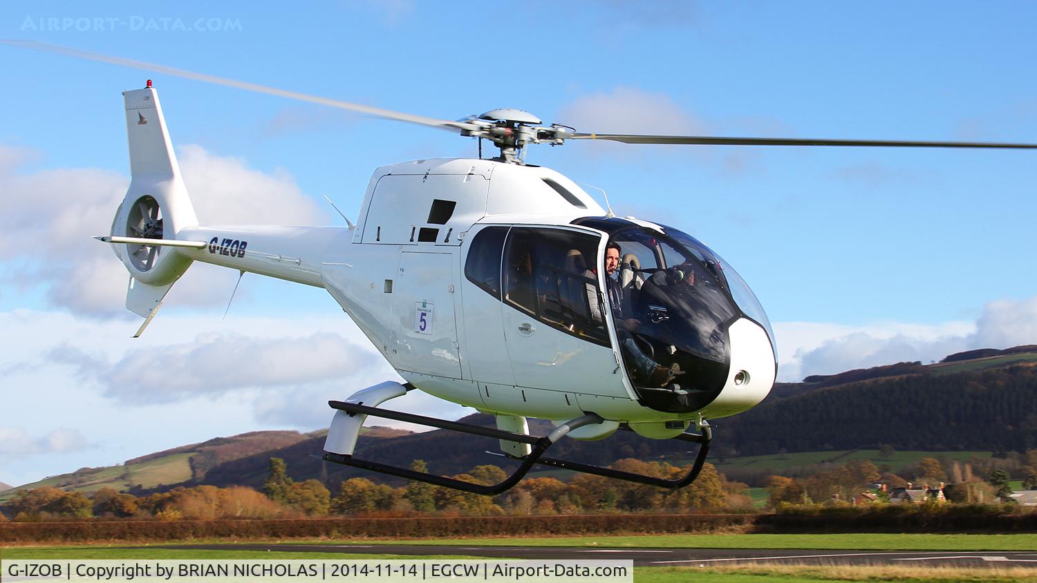 G-IZOB, 2002 Eurocopter EC-120B Colibri C/N 1286, Business trip.