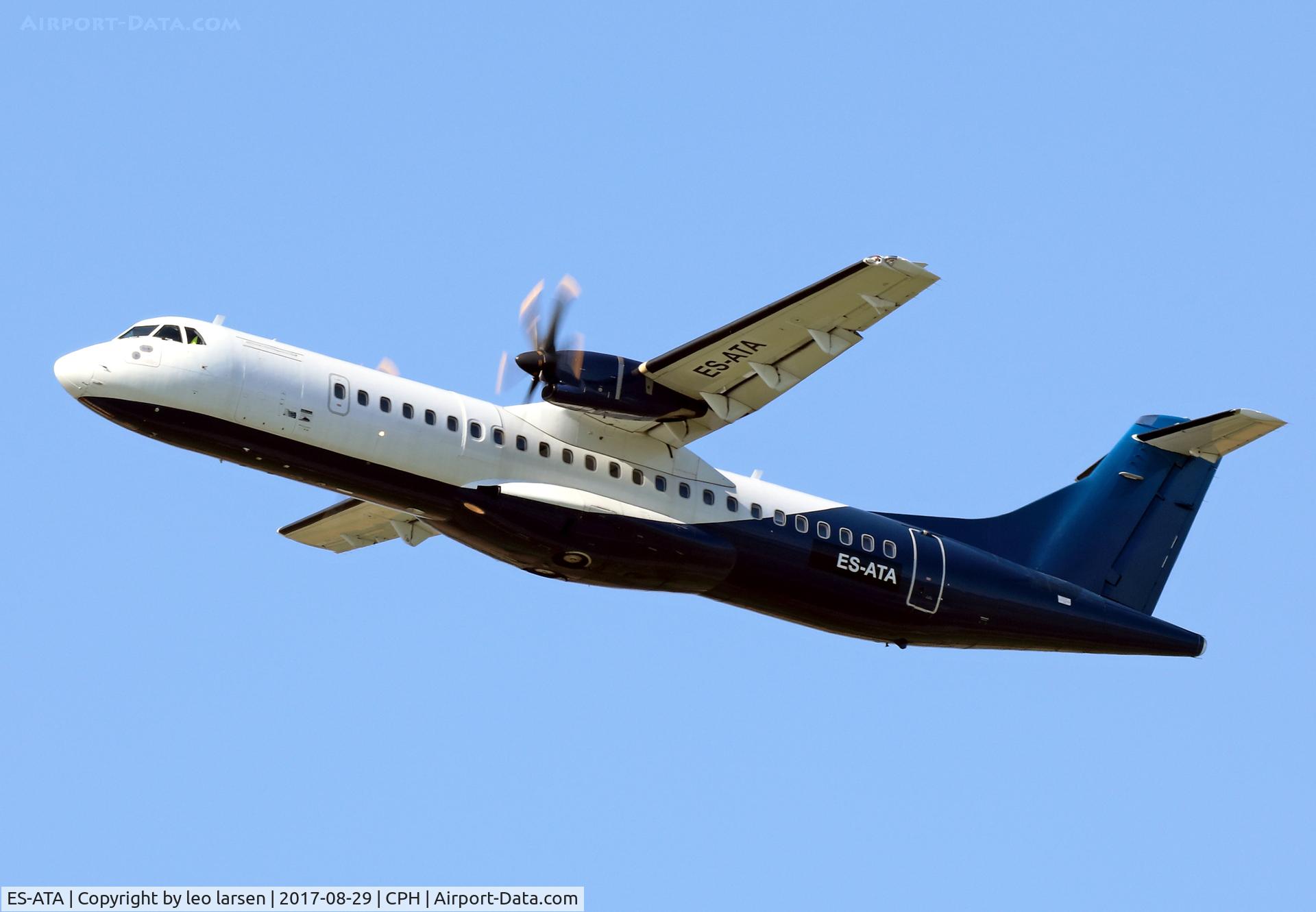 ES-ATA, 2012 ATR 72-600 (72-212A) C/N 1038, Copenhagen 29.8.2017