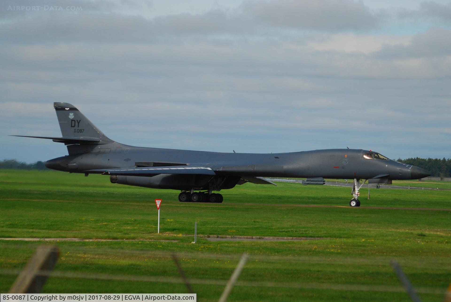85-0087, 1985 Rockwell B-1B Lancer C/N 47, B1B FOR TAXI