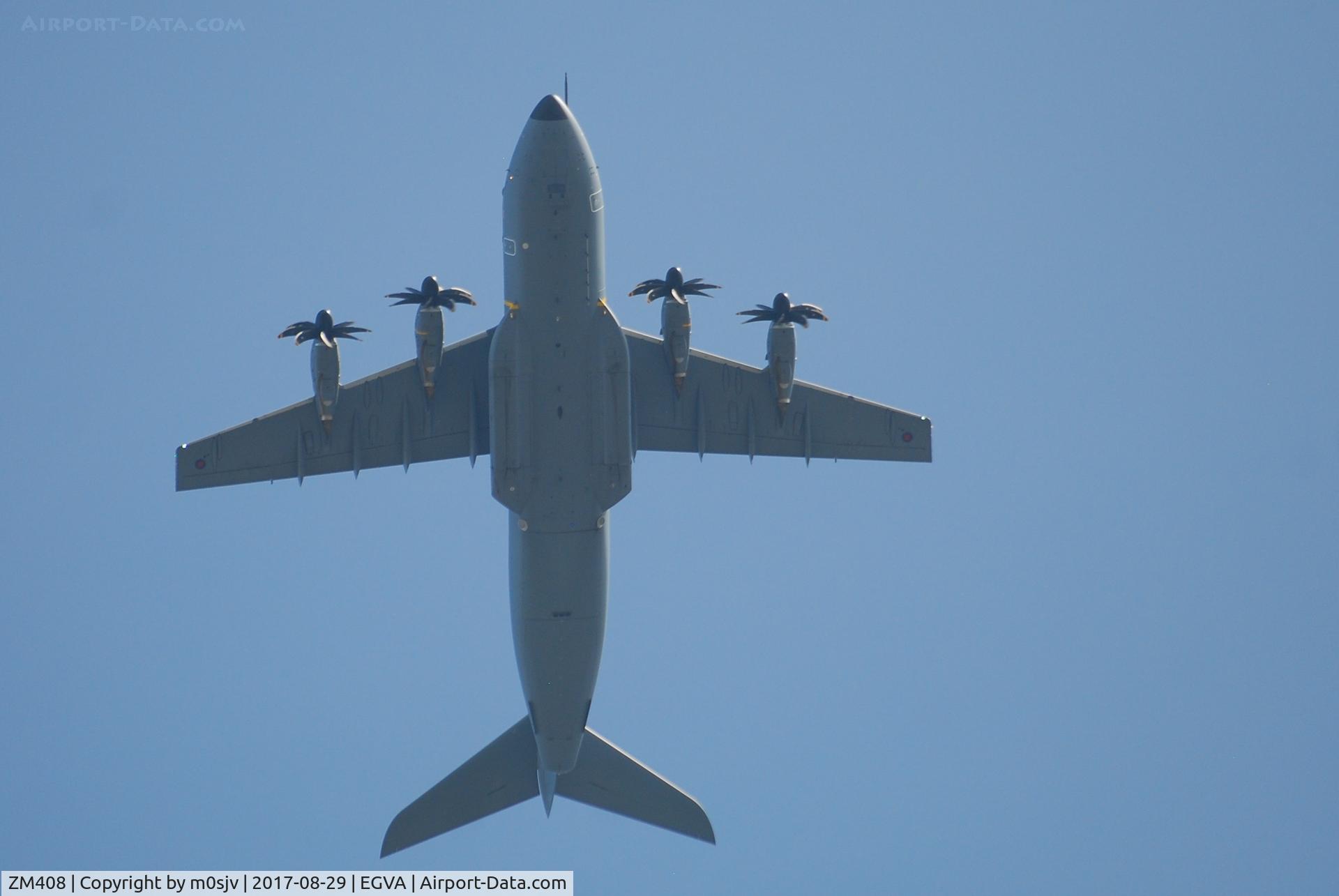 ZM408, 2015 Airbus A400M Atlas C.1 C/N 027, OVERFLYING EGVA