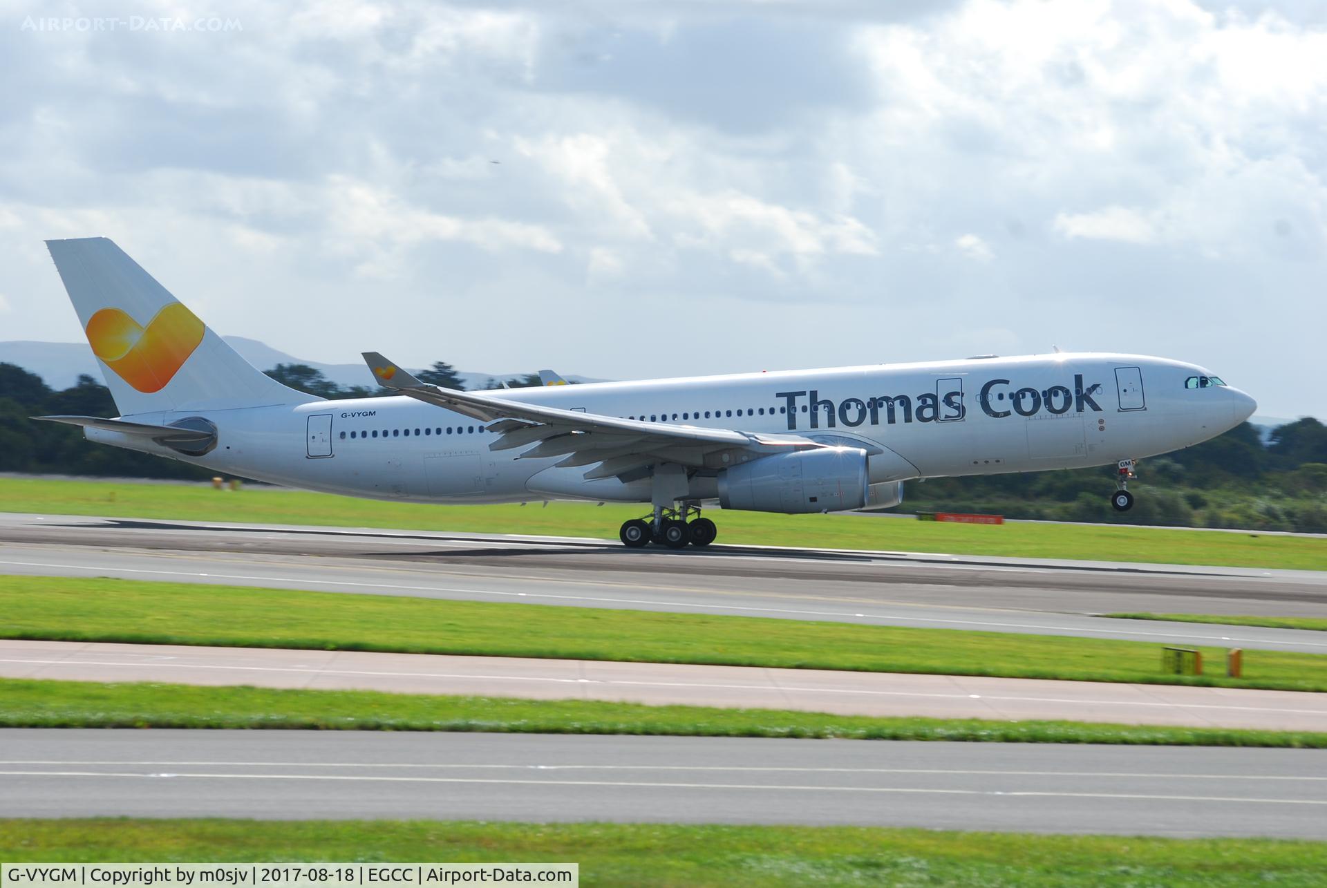 G-VYGM, 2015 Airbus A330-243 C/N 1601, TAKE OFF FROM EGCC
