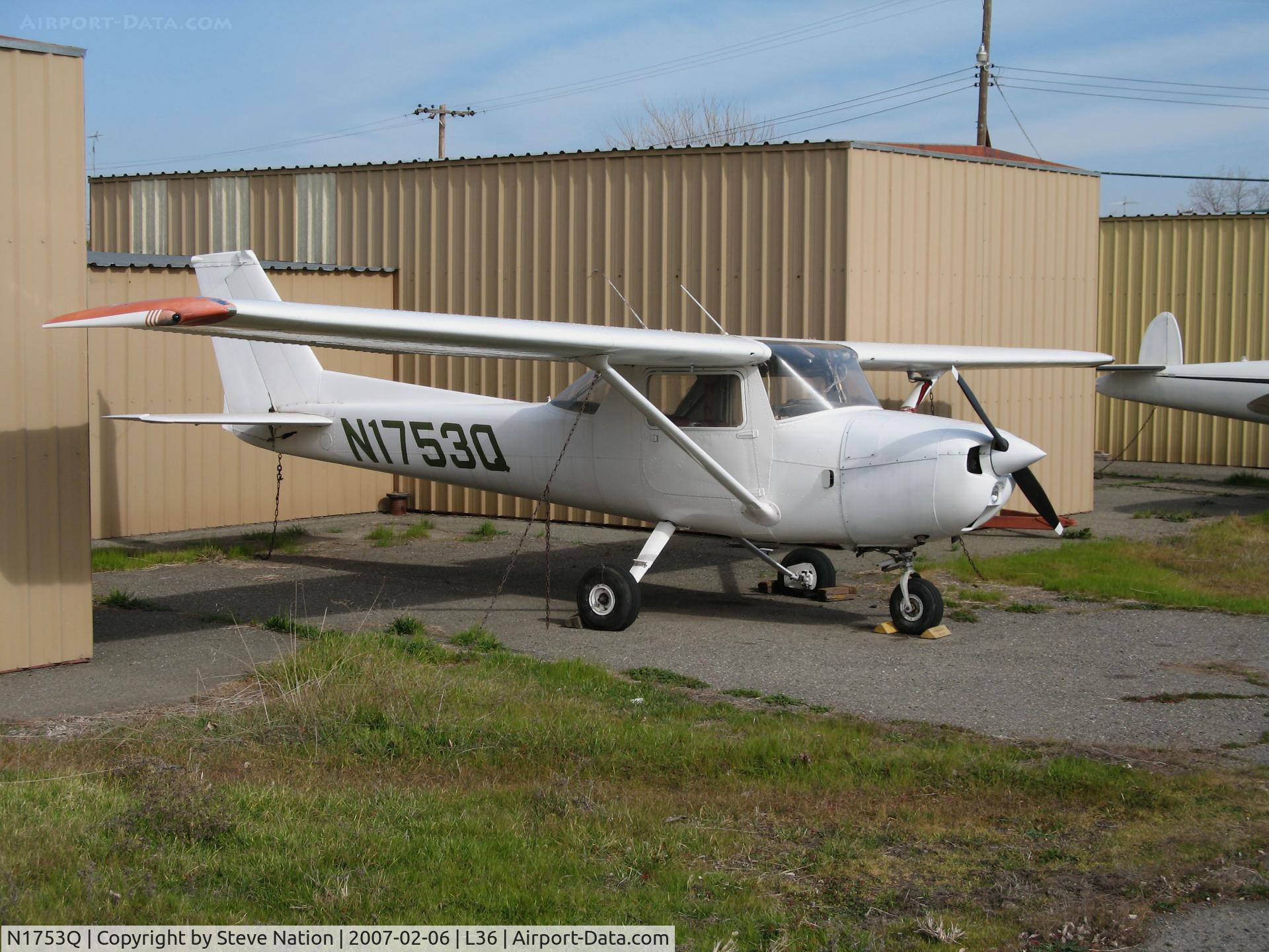 N1753Q, 1971 Cessna 150L C/N 15073053, Locally-based 1971 Cessna 150L @ Rio Linda Airport, CA