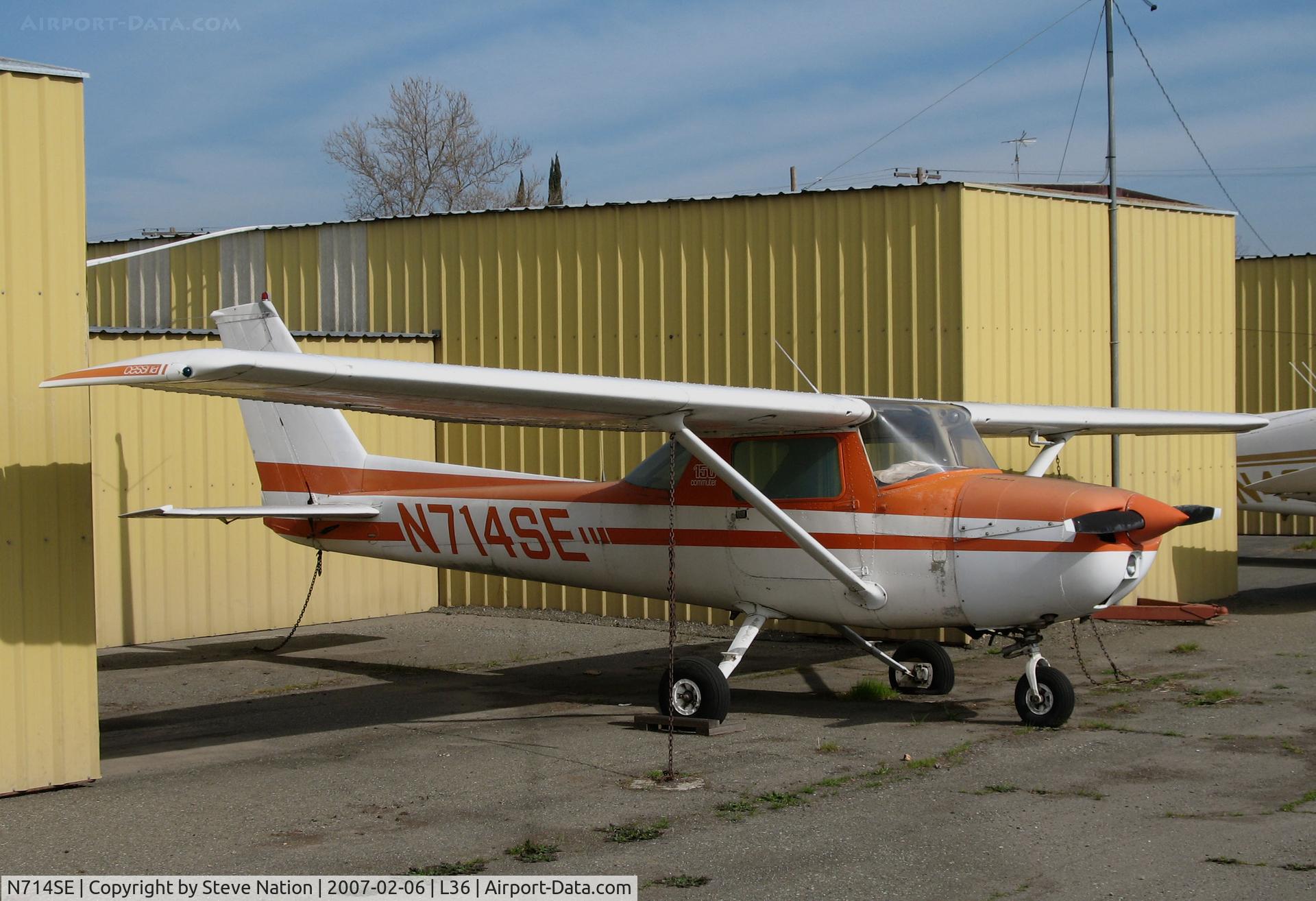 N714SE, 1977 Cessna 150M C/N 15079391, Locally-based 1977 Cessna 150M @ Rio Linda Airport, CA