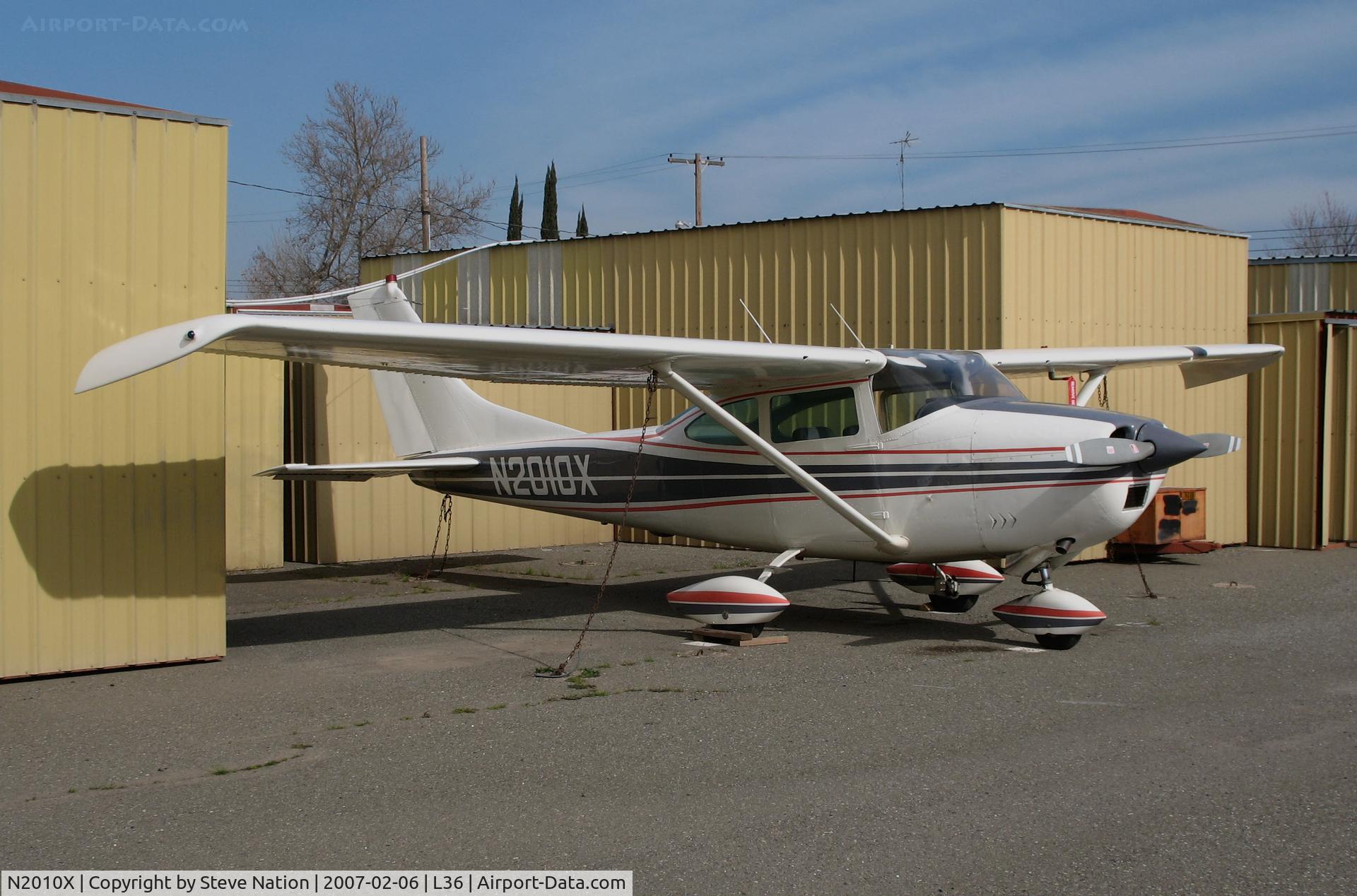 N2010X, 1965 Cessna 182H Skylane C/N 18256110, Locally-based 1965 Cessna 182H Skylane @ Rio Linda Airport, CA (to new owner in Billings, MT 2011-07-06)