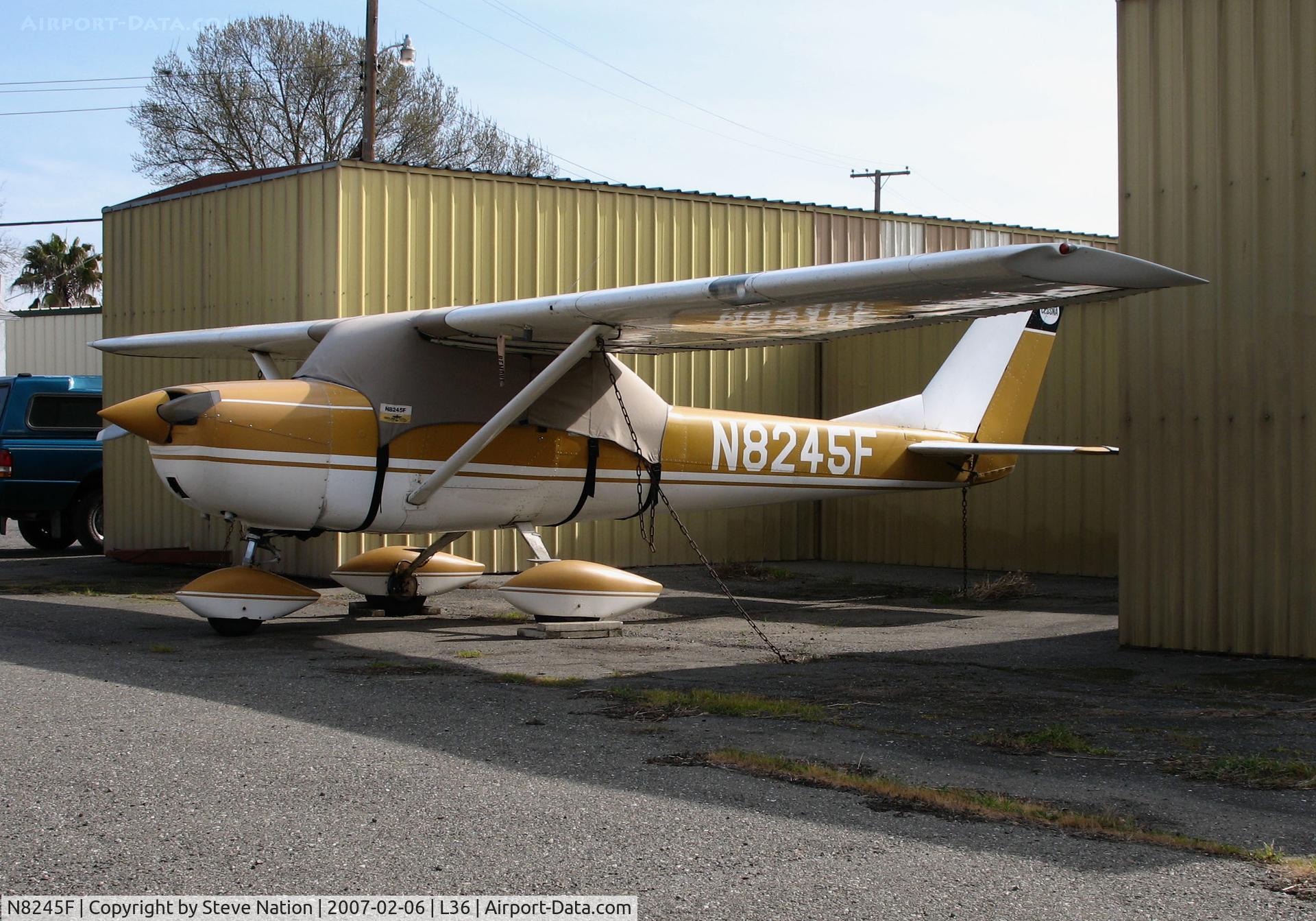 N8245F, 1966 Cessna 150F C/N 15064345, Locally-based 1966 Cessna 150F 