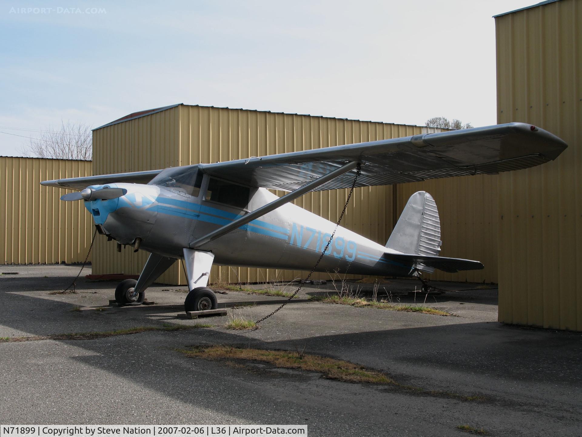 N71899, 1946 Silvaire Luscombe 8A C/N 3326, Locally-based 1946 Silvaire Luscombe 8A @ Rio Linda Airport, CA