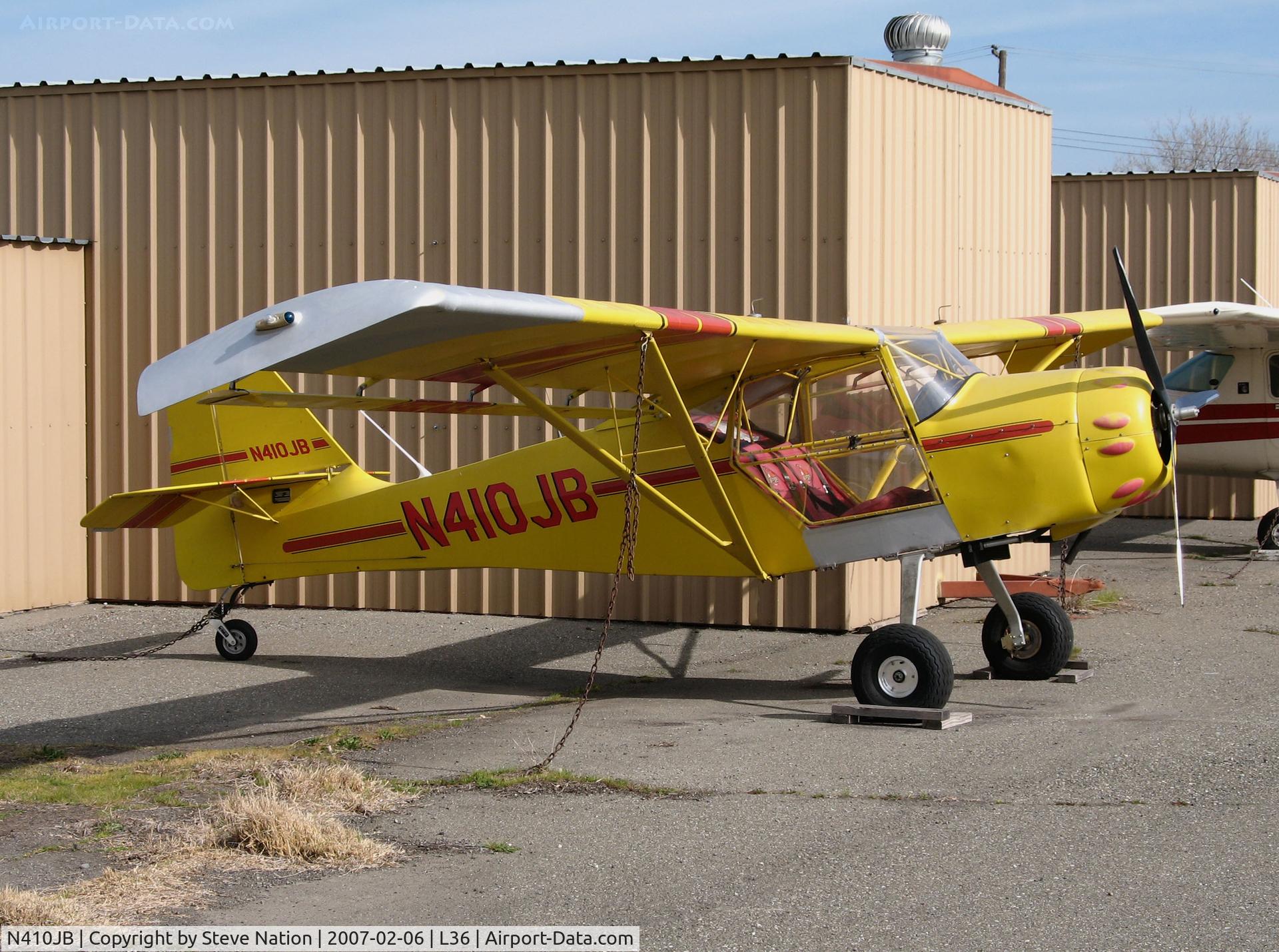 N410JB, 1991 Denney Kitfox Model 3 C/N 1013, Locally-based 1991 Denney Kitfox Model 3 homebuilt  @ Rio Linda Airport, CA (CX from USCAR 2010-07-08 as exported to New Zealand)