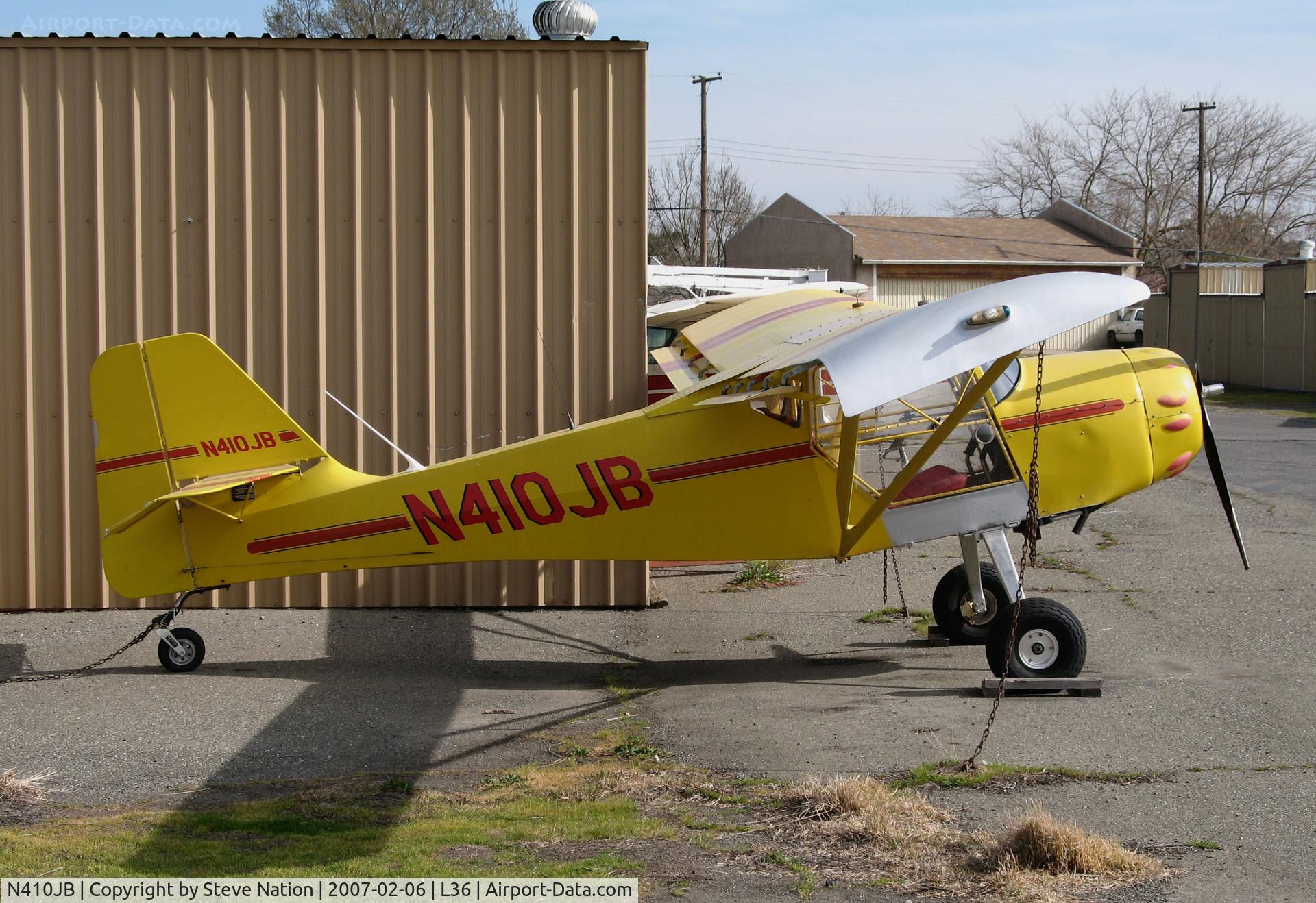 N410JB, 1991 Denney Kitfox Model 3 C/N 1013, Locally-based 1991 Denney Kitfox Model 3 homebuilt  @ Rio Linda Airport, CA (CX from USCAR 2010-07-08 as exported to New Zealand)